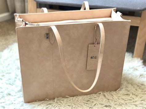 beis luggage work tote.